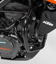 SW-MOTECH Crash Bars for KTM 200 Duke (11-16), 125 Duke (11-20) Black SBL.04.214.10001/B