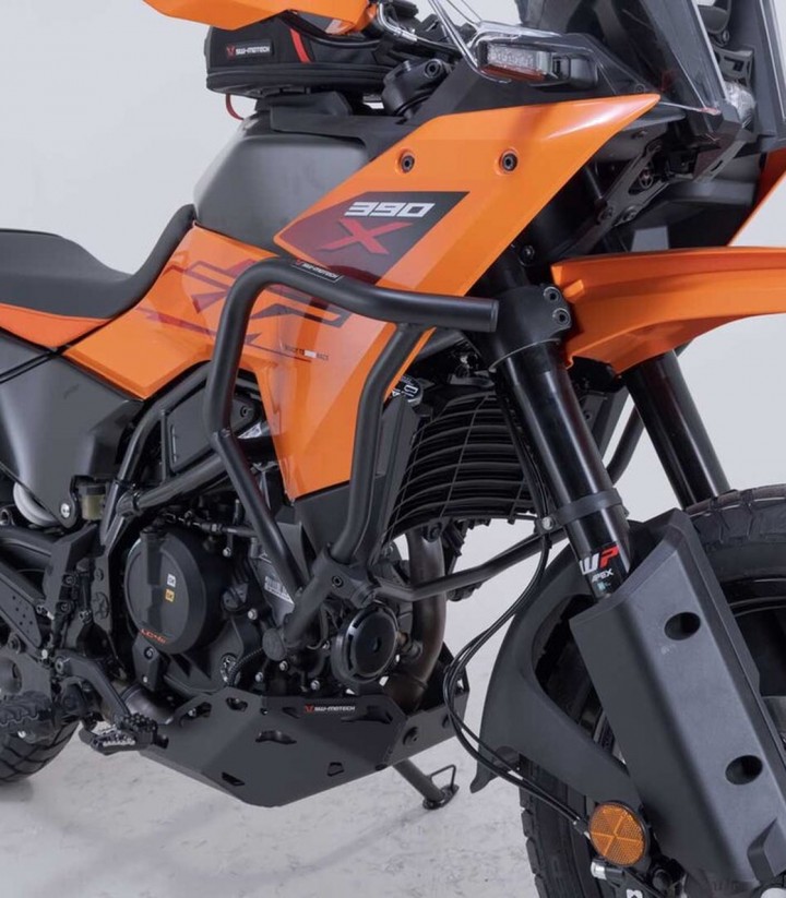 Defensas de Motor SW-MOTECH KTM 250 / 390 Adventure, 125 / 390 SMC R / Enduro R (25) en Negro SBL.04.417.10000/B