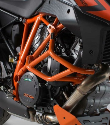Defensas de Motor SW-MOTECH KTM 1290 Super Duke GT (16), R (13-19) en Naranja SBL.04.430.10000/O