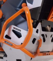 Defensas de Motor SW-MOTECH KTM 790 Adventure (19-21), 890 Adventure (20-22) en Naranja SBL.04.521.10001/EB