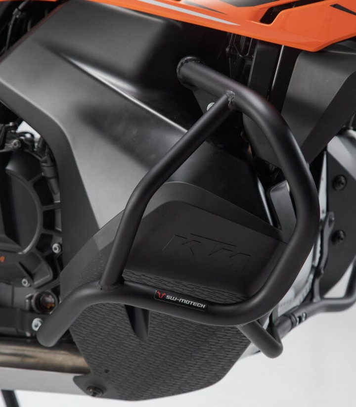 Defensas de Motor SW-MOTECH para Varios Modelos de Huqvarna y KTM en Negro SBL.04.521.10002/B