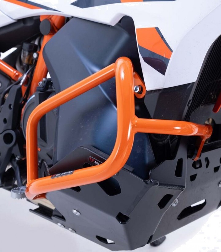 Defensas de Motor SW-MOTECH KTM 890 Adventure (22), 790 Adventure (23) en Naranja SBL.04.918.10100/EB