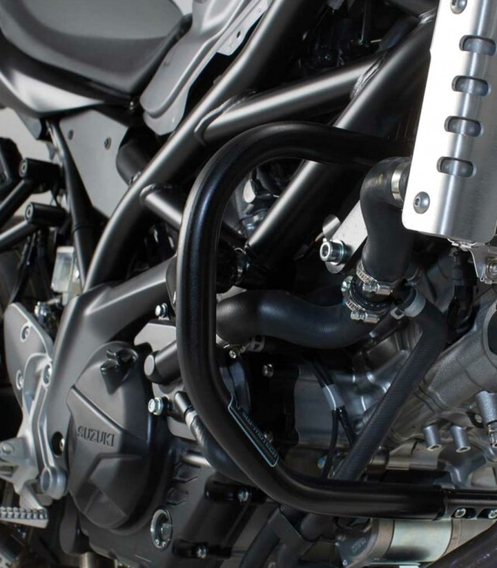 Defensas de Motor SW-MOTECH Suzuki SV650X (18), SV650 ABS (15) en Negro SBL.05.670.10001/B