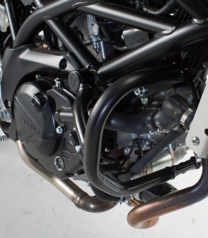 Defensas de Motor SW-MOTECH Suzuki SV650X (18), SV650 ABS (15) en Negro SBL.05.670.10001/B