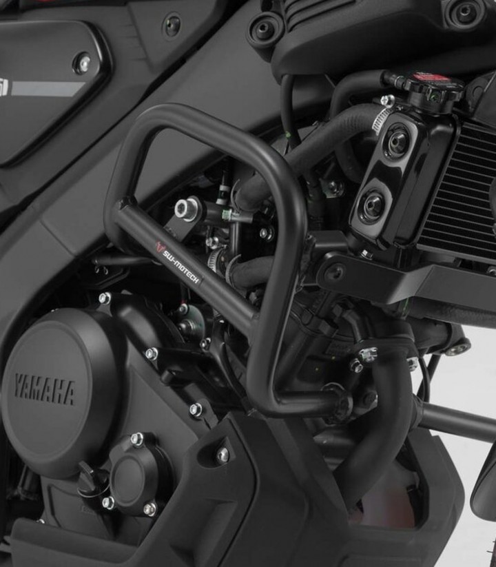 Defensas de Motor SW-MOTECH Yamaha MT-125 (20), XSR125 (21) en Negro SBL.06.977.10000/B