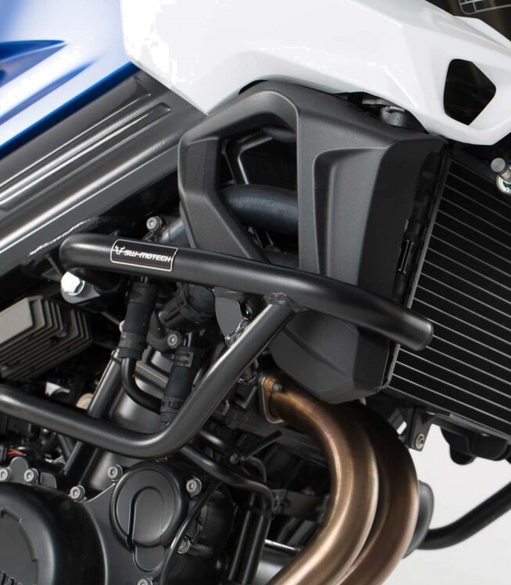 Defensas de Motor SW-MOTECH BMW F 800 S (04-10), F 800 R (09-19) en Negro SBL.07.304.10001/B