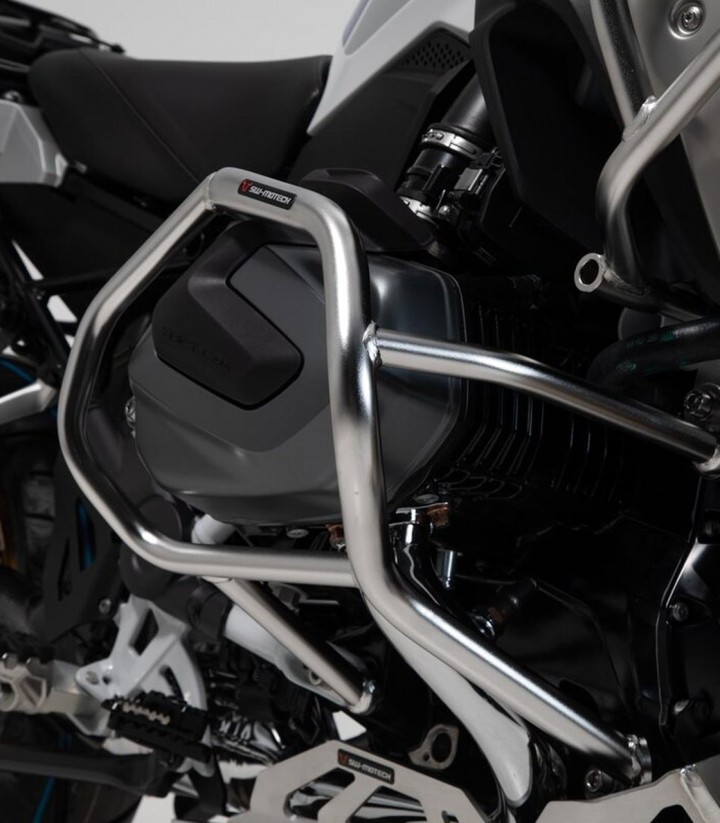 Motor-Sturzbügel SW-MOTECH BMW R 1250 GS (18-24), R 1250 R (18-19), R 1250 RS (18) in Edelstahl SBL.07.904.10101