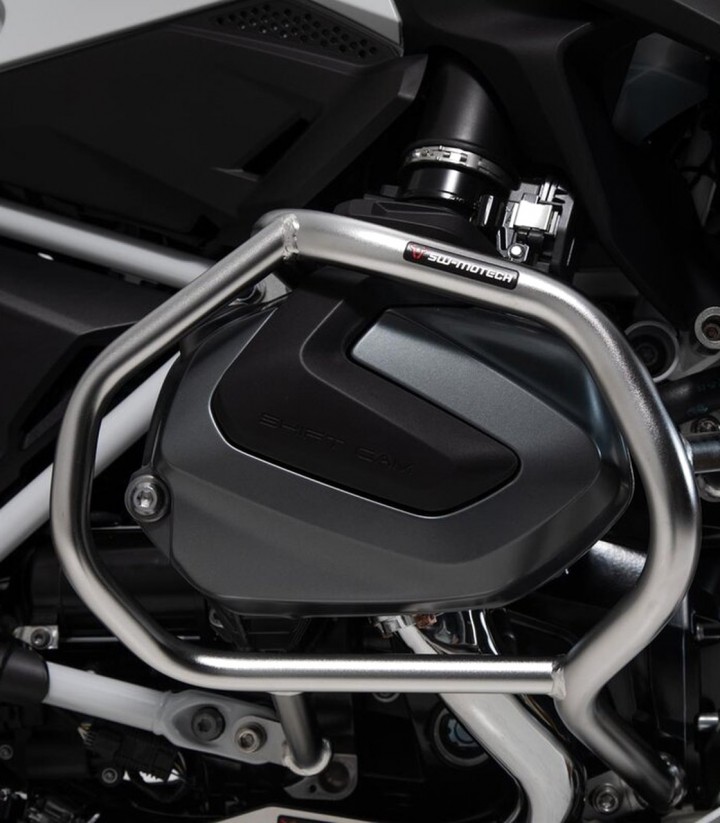 Motor-Sturzbügel SW-MOTECH BMW R 1250 GS (18-24), R 1250 R (18-19), R 1250 RS (18) in Edelstahl SBL.07.904.10101