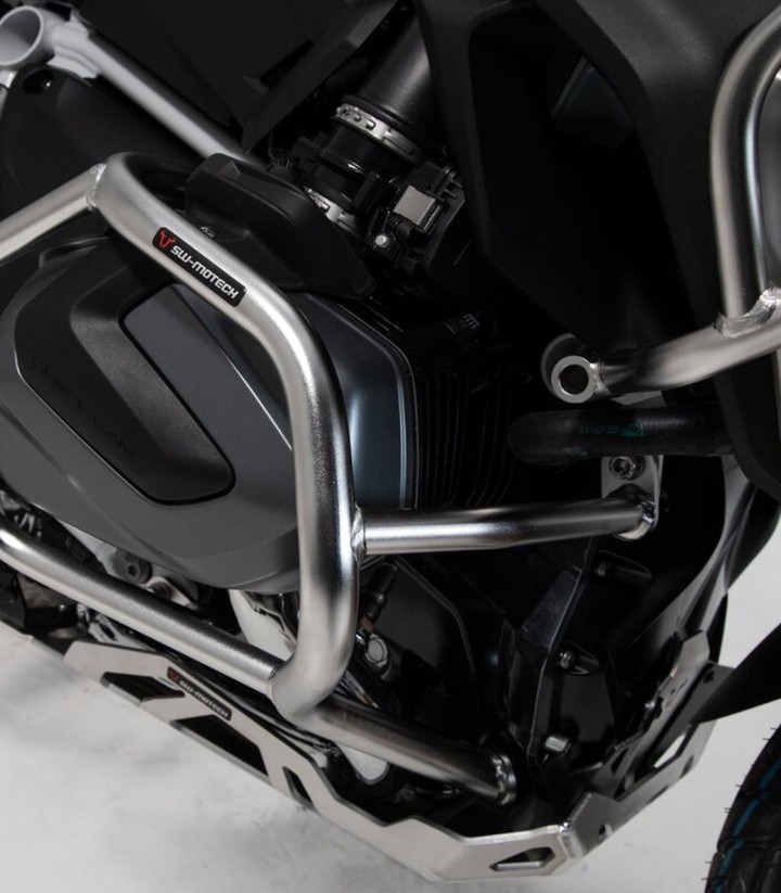 Defensas de Motor SW-MOTECH BMW R1250R (18-19), R1250RS (18), R1250GS (18-24) en Acero inoxidable SBL.07.904.10101