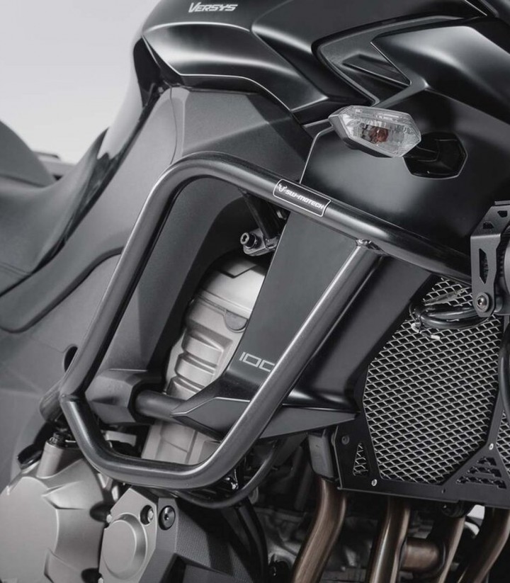 Defensas de Motor SW-MOTECH Kawasaki Versys 1000 (14-18) en Negro SBL.08.722.10000/B