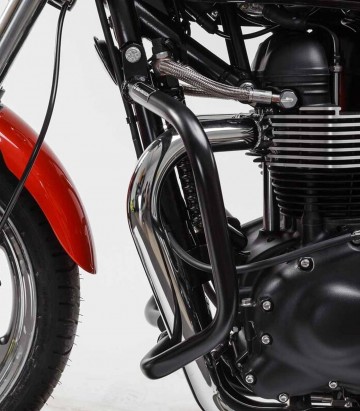 Defensas de Motor SW-MOTECH Triumph Bonneville (04-16), Thruxton 900 (04-15) en Negro SBL.11.249.10000/B