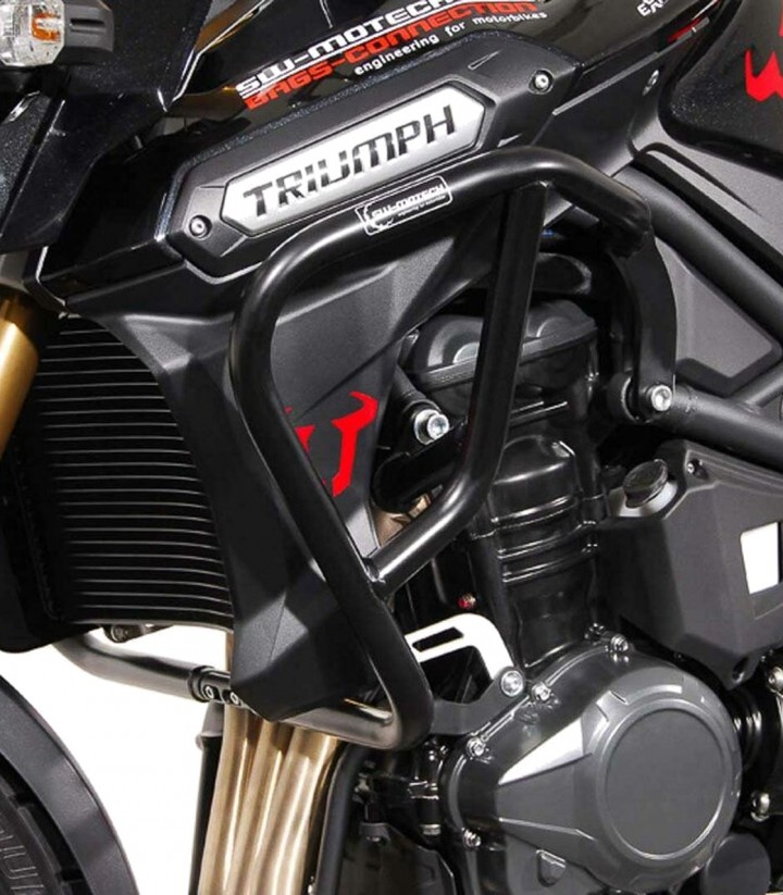 Defensas de Motor SW-MOTECH Triumph Tiger Explorer / XC (11-15) en Negro SBL.11.485.10000/B