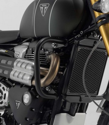 Defensas de Motor SW-MOTECH Triumph Scrambler 1200 X (23), XC/XE (21-23) en Negro SBL.11.848.10000/B