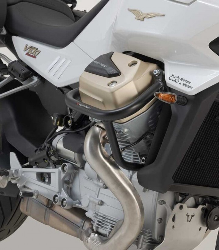 Motor-Sturzbügel SW-MOTECH Moto Guzzi Stelvio (23), V100 Mandello (22) in Schwarz SBL.17.038.10001/B