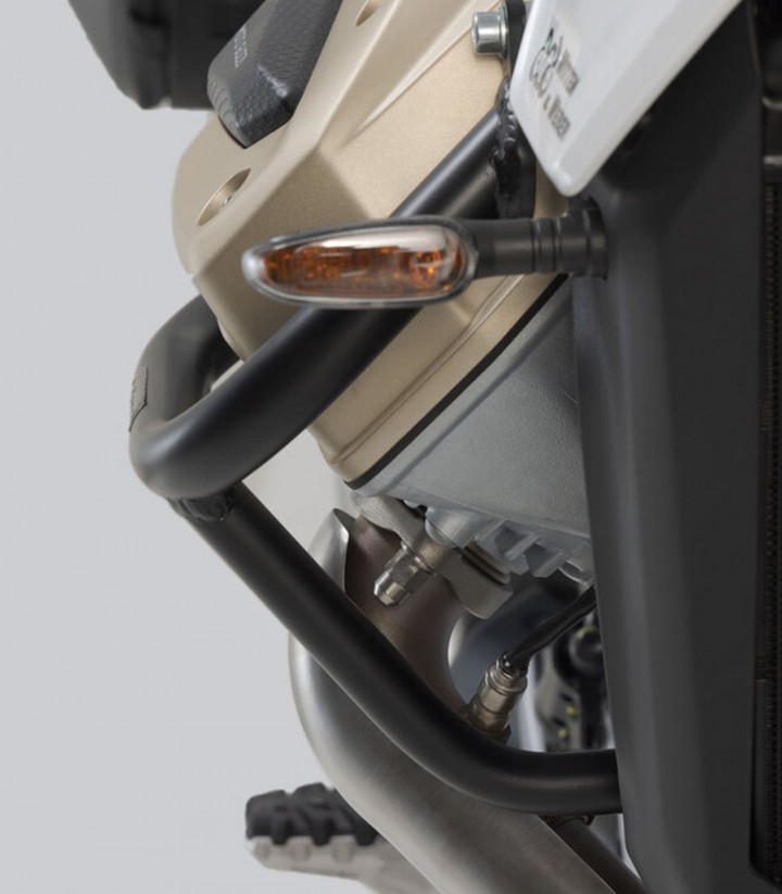 Defensas de Motor SW-MOTECH Moto-Guzzi Stelvio (23), V100 Mandello / S (22) en Negro SBL.17.038.10001/B