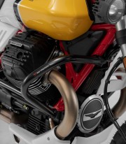 SW-MOTECH Crash Bars for Moto-Guzzi V85 TT / Travel (19-24), V85 Strada (24) Black SBL.17.925.10001/B