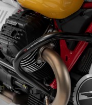 SW-MOTECH Crash Bars for Moto-Guzzi V85 TT / Travel (19-24), V85 Strada (24) Black SBL.17.925.10001/B