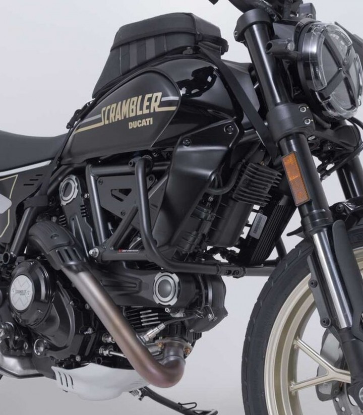 Defensas de Motor SW-MOTECH Ducati Scrambler (23-24) en Negro SBL.22.088.10001/B
