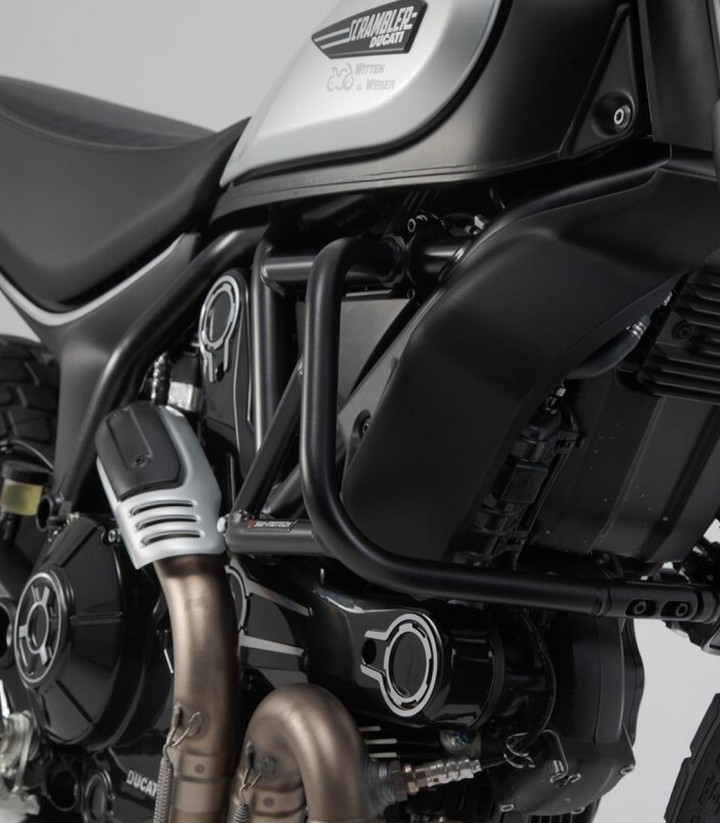 Defensas de Motor SW-MOTECH Ducati Scrambler (14-22), Scrambler Sixty2 (15) en Negro SBL.22.577.10001/B