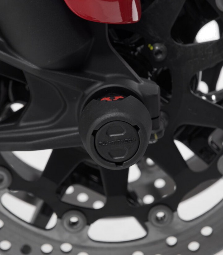 Sturzpads für Vorderachse SW-MOTECH Ducati Hypermotard 950 (21), Hypermotard V2 (25), Multistrada V4 (20-24) STP.22.176.10600/B