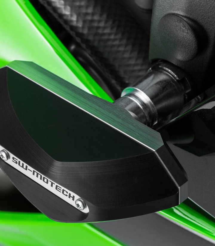 Topes Anticaída para Bastidor SW-MOTECH Kawasaki Ninja ZX-6R 636 (13-23) STP.08.590.11100/B