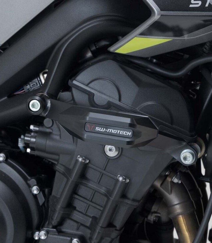 Topes Anticaída para Bastidor SW-MOTECH Triumph Street Triple 675 (12-16), Street Triple 765 (16-24), Street Triple 660 S (17-19