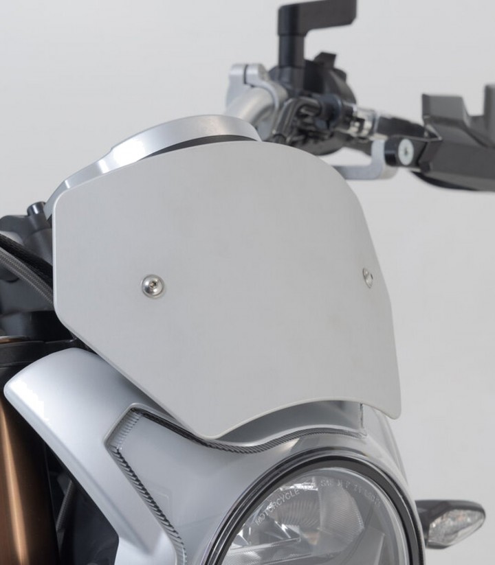 Parabrisas SW-MOTECH Plateado para CFMOTO 700CL-X Heritage (22) SCT.10.033.10000/S