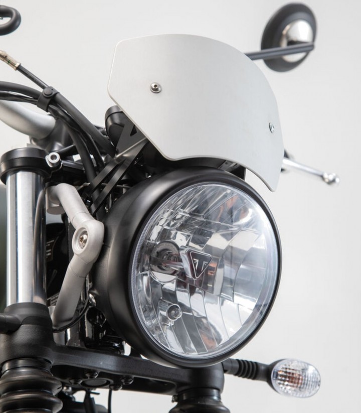 Parabrisas SW-MOTECH Plateado para Triumph Street Scrambler (16-20) SCT.11.884.10001/S