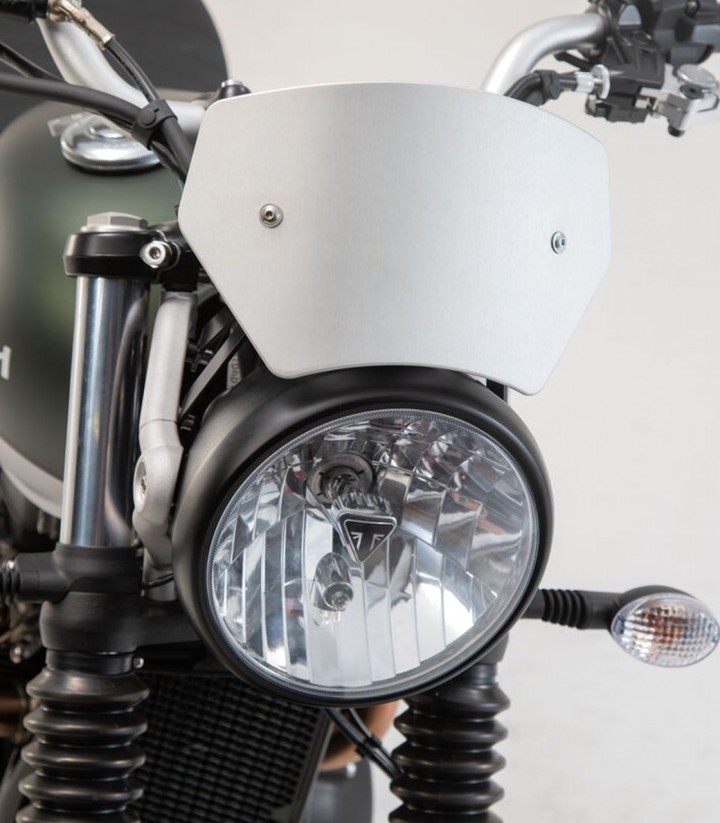 Windschild SW-MOTECH Silber für Triumph Street Scrambler (16-20) SCT.11.884.10001/S