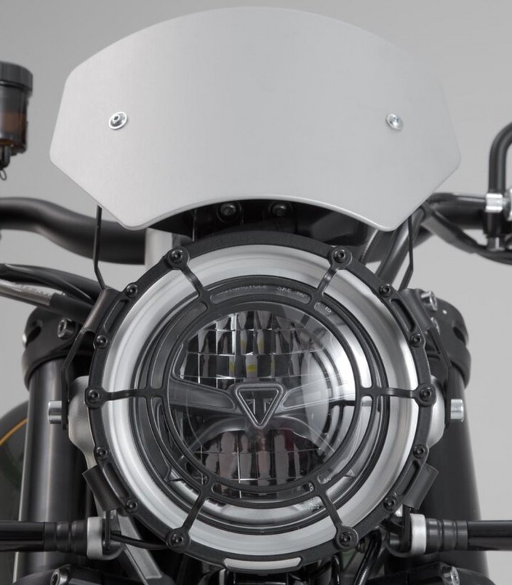 Parabrisas SW-MOTECH Plateado para Triumph Scrambler 1200 XE / XC (18-23), Scrambler 1200 X (23) SCT.11.929.10000/S
