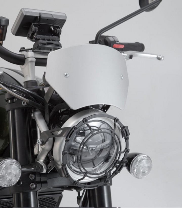 Windschild SW-MOTECH Silber für Triumph Scrambler 1200 X (23), XC/XE (18-23) SCT.11.929.10000/S