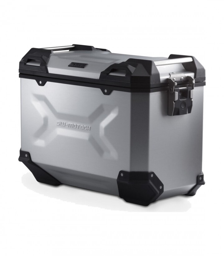 Maleta Lateral TRAX ADV L Derecha Plateada 45 L SW-MOTECH ALK.00.733.10000R/S