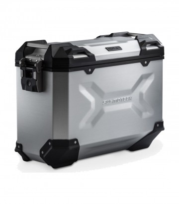Maleta Lateral TRAX ADV M Izquierda Plateada 37 L SW-MOTECH ALK.00.733.11000L/S