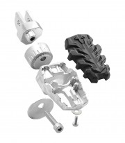 SW-MOTECH EVO Footpegs with Adapters for Varios modelos de Honda, Triumph, BMW, Moto Guzzi y VOGE FRS.01.112.10401