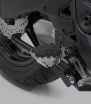 SW-MOTECH EVO Footpegs with Adapters for Kawasaki Versys 1000 (11-18), Versys 650 (14-22), Versys-X300 (16), Z650RS (21-23), Z90