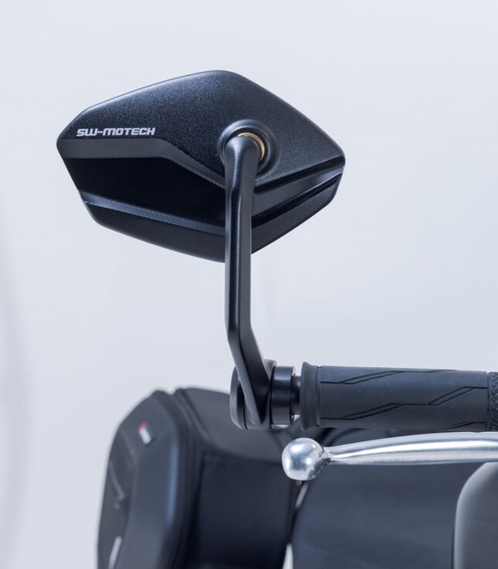 Retrovisores SW-MOTECH para Varios Modelos de Yamaha y CFMOTO en Negro MIR.06.861.10000