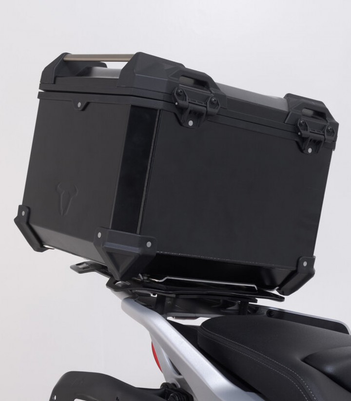 Maleta Superior con Soporte TRAX ADV Negra 38 L Moto-Guzzi V85 TT (24) SW-MOTECH GPT.17.632.70000/B