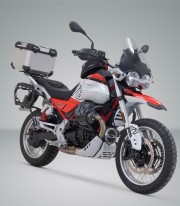 Maleta Superior con Soporte TRAX ADV Plateada 38 L Moto-Guzzi V85 TT (24) SW-MOTECH GPT.17.632.70000/S