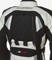 Arrow grey & black unisex Winter motorcycle Jacket by Rainers Arrow G