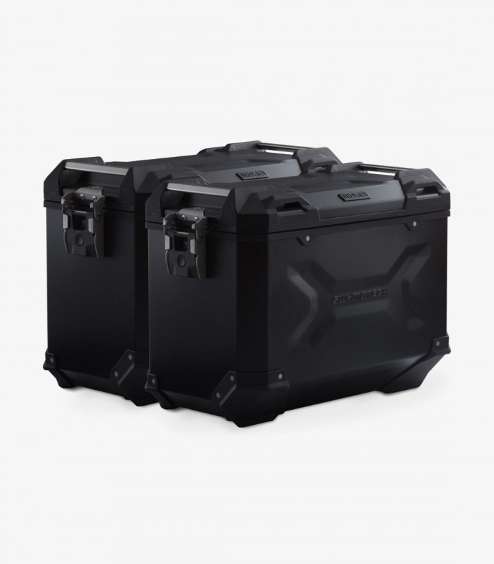 Seitenkoffer mit Träger TRAX ADV Schwarz 45 L Honda NT1100A / NT1100D (DCT) (21, 24), NT1100DE (DCT+ES) (24) SW-MOTECH KFT.01.05