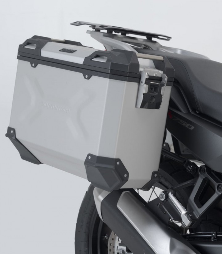 Maletas Laterales con Soporte TRAX ADV Plateadas 37 L Honda XL750 Transalp (22-24) / E-Clutch (25) SW-MOTECH KFT.01.070.70000...