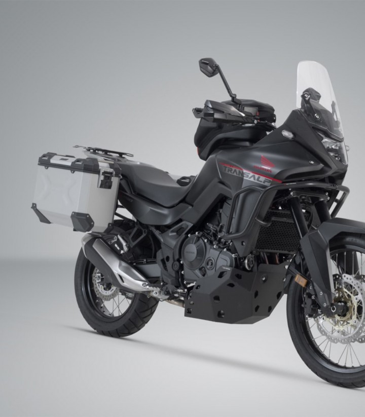 Maletas Laterales con Soporte TRAX ADV Plateadas 37 L Honda XL750 Transalp (22-24) / E-Clutch (25) SW-MOTECH KFT.01.070.70000...