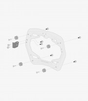 Maletas Laterales con Soporte TRAX ADV Negras 37 L Honda NT1100A / NT1100D (DCT) (21, 24), NT1100DE (DCT+ES) (24) SW-MOTECH K...