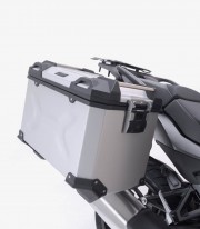 Maletas Laterales con Soporte TRAX ADV Plateadas 37 L Honda NT1100A / NT1100D (DCT) (21, 24), NT1100DE (DCT+ES) (24) SW-MOTEC...