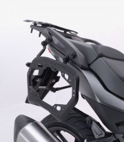 Maletas Laterales con Soporte TRAX ADV Plateadas 37 L Honda NT1100A / NT1100D (DCT) (21, 24), NT1100DE (DCT+ES) (24) SW-MOTEC...