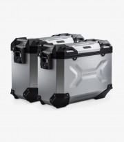 SW-MOTECH 37 L TRAX ADV Side Cases with Carrier for Honda NT1100A / NT1100D (DCT) (21, 24), NT1100DE (DCT+ES) (24) Silver KFT...