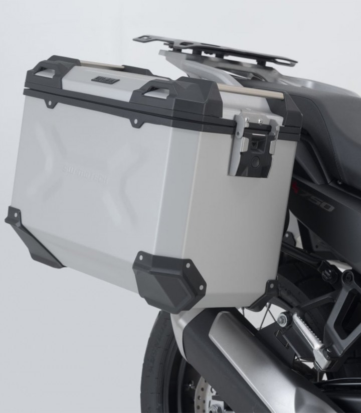 SW-MOTECH 45 L TRAX ADV Side Cases with Carrier for Honda XL750 Transalp (22-24) / E-Clutch (25) Silver KFT.01.070.70100/S KF...