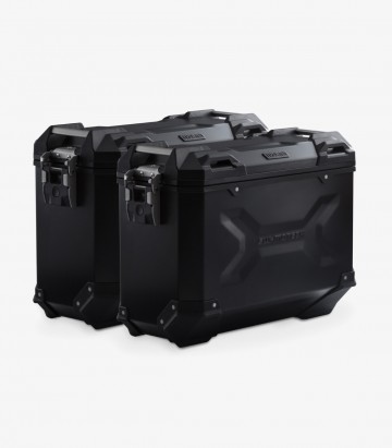 SW-MOTECH 37 L TRAX ADV Side Cases with Carrier for Honda CB500F/X (12-18), CBR500R (12-15), NX500 (23) Black KFT.01.400.70001/B