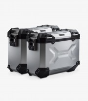 Maletas Laterales con Soporte TRAX ADV Plateadas 37 L Honda CB500F/X (12-18), CBR500R (12-15), NX500 (23) SW-MOTECH KFT.01.40...