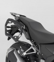 SW-MOTECH 37 L TRAX ADV Side Cases with Carrier for Honda CB500F/X (12-18), CBR500R (12-15), NX500 (23) Silver KFT.01.400.700...